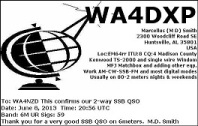 WA4DXP 20130608 WA4NZD 6m SSB June VHF EM64 Huntsville AL_50pc